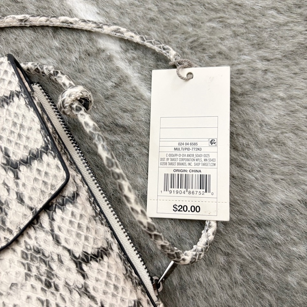 NWT A New Day Faux Snake Phone Crossbody Bag - Picture 7 of 11